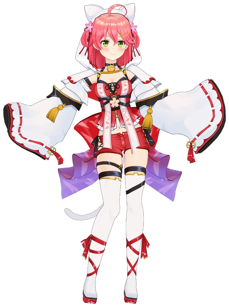 さくらみこのエリート巫女的戦闘服