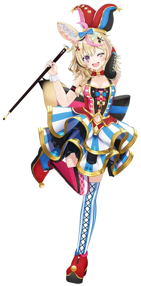 尾丸ポルカの初期衣装（3D）