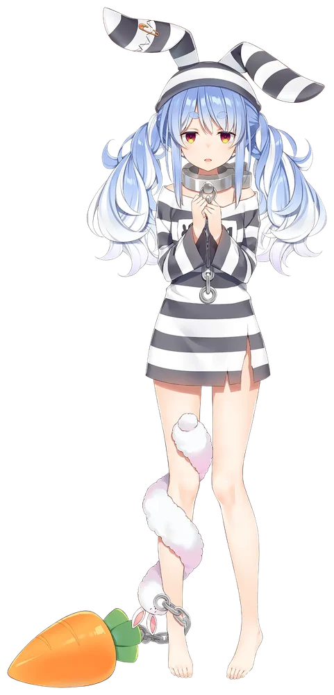 兎田ぺこらの囚人服
