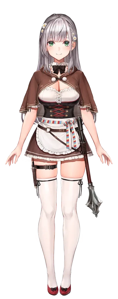 白銀ノエルのディアンドル娘