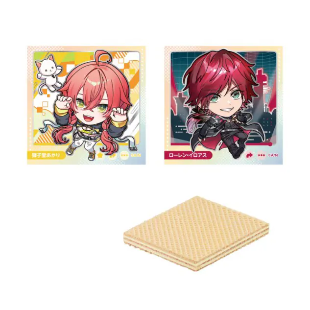 「にじさんじ」ライバーを収録したシールウエハースが来年2月に発売 エデン組やIdiosらが登場