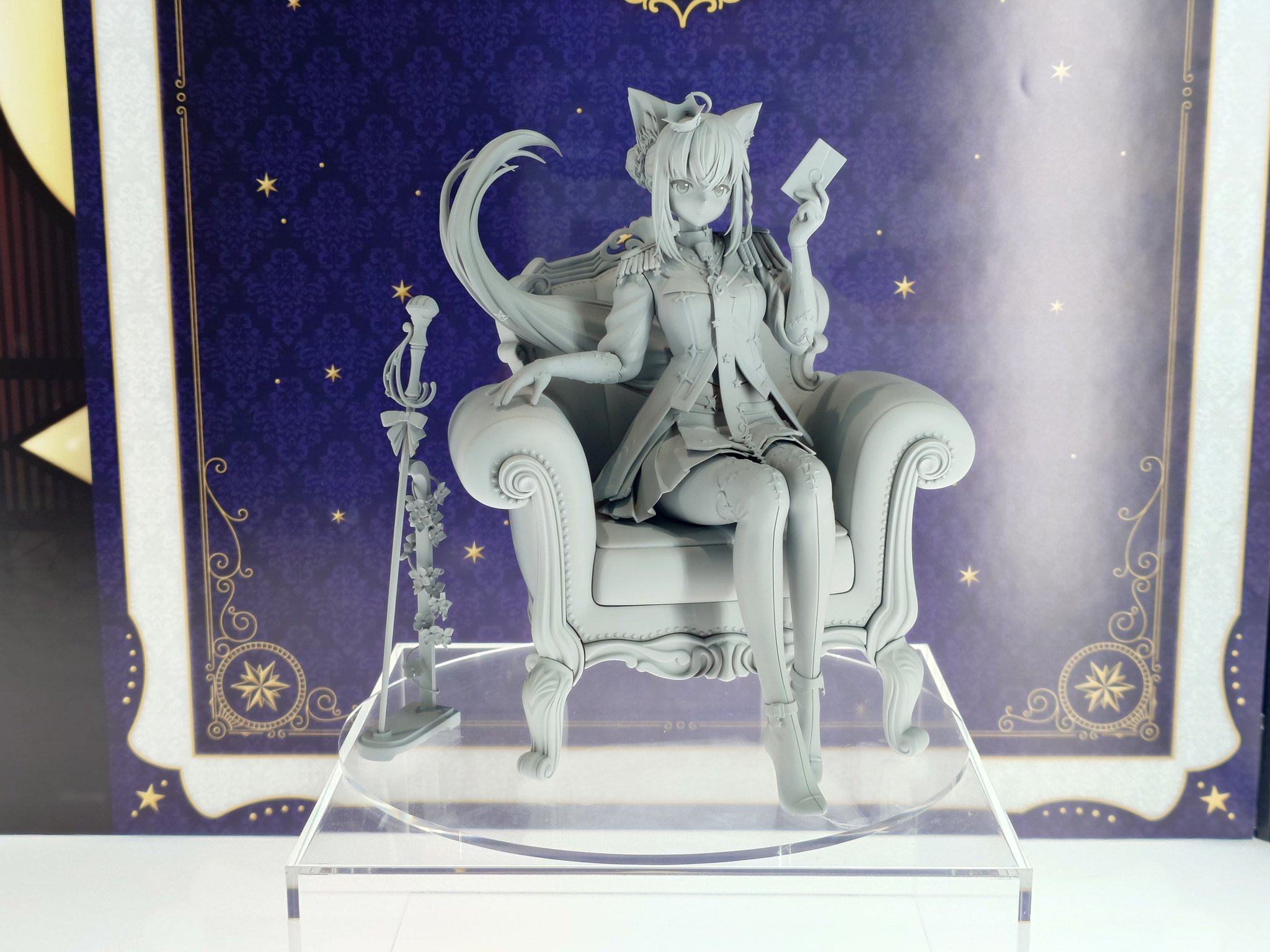 ホロライブ白上フブキ、1stアルバムの“王”の姿がアルターからフィギュア化　メガホビEXPOで原型公開、ファンから「絶対お迎え」の声
